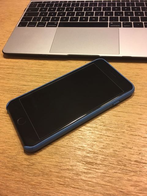iPhone 7 Plus Leder Case Sea Blue - 1.jpg