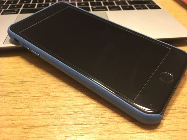 iPhone 7 Plus Leder Case Sea Blue - 2.jpg